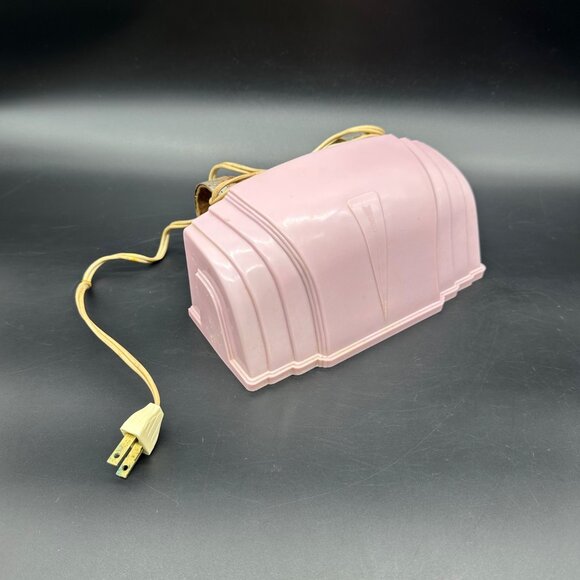 Other - Vintage Headboard Lamp Light 1930s Art Deco Pink Plastic Reading Retro Lighting